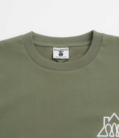 Service Works Home Comforts T-Shirt in Olive