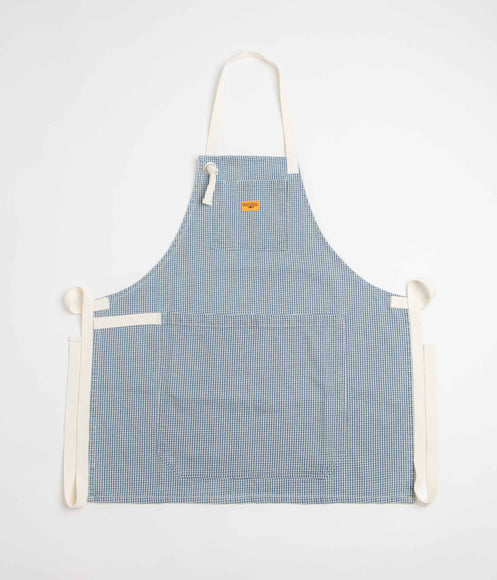 Service Works House Gingham Apron - Blue