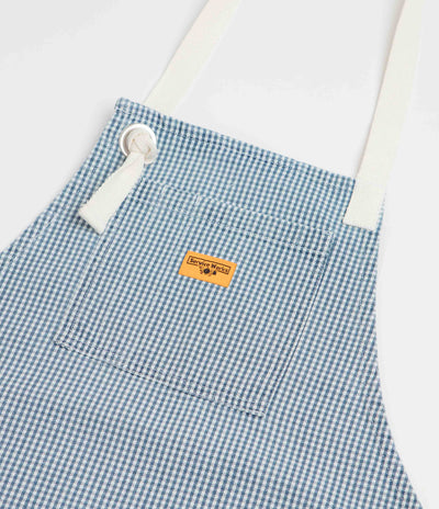 Service Works House Gingham Apron - Blue