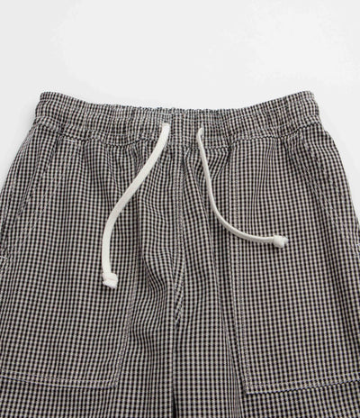Service Works House Gingham Chef Pants - Black
