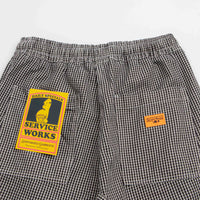 Service Works House Gingham Chef Pants - Black thumbnail