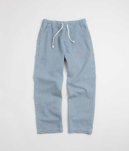 Service Works House Gingham Chef Pants - Blue