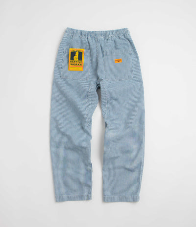 Service Works House Gingham Chef Pants - Blue