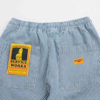 Service Works House Gingham Chef Pants - Blue thumbnail