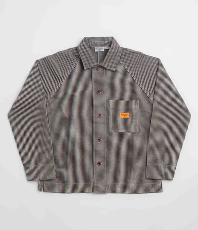 Service Works House Gingham FOH Overshirt - Black