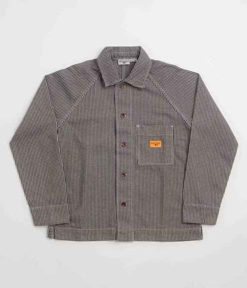 Service Works House Gingham FOH Overshirt - Black