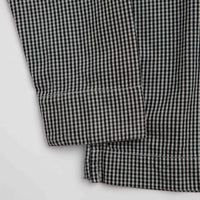 Service Works House Gingham FOH Overshirt - Black thumbnail