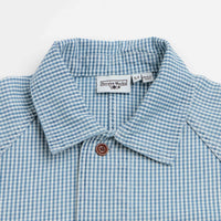Service Works House Gingham FOH Overshirt - Blue thumbnail