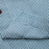 Service Works House Gingham FOH Overshirt - Blue thumbnail