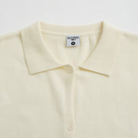 Service Works Knitted Vase Short Sleeve Shirt in Off White thumbnail