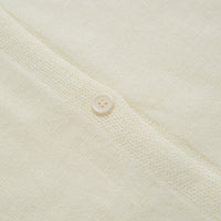 Service Works Knitted Vase Short Sleeve Shirt in Off White thumbnail