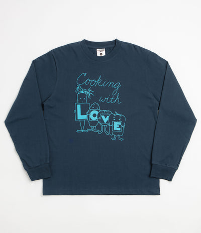 Service Works L O V E Long Sleeve T-Shirt - Midnight