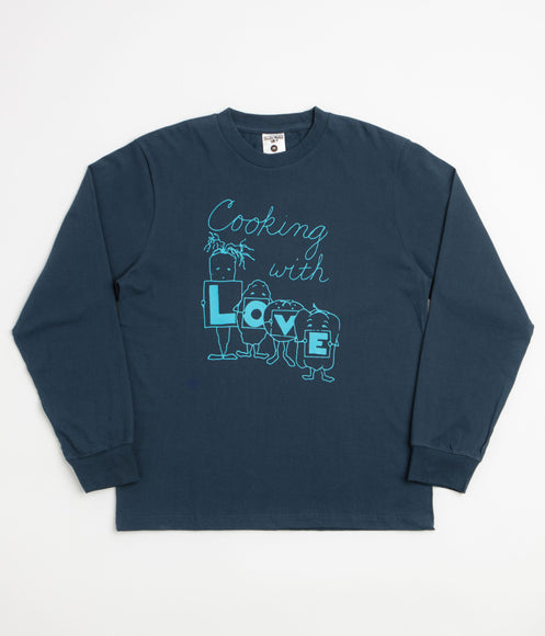 Service Works L O V E Long Sleeve T-Shirt - Midnight