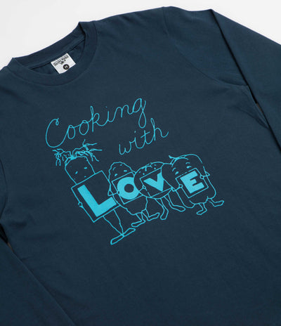 Service Works L O V E Long Sleeve T-Shirt - Midnight