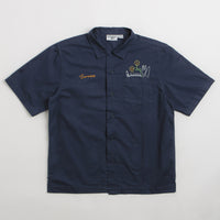Service Works Light Twill Necessities Short Sleeve Shirt in Navy thumbnail