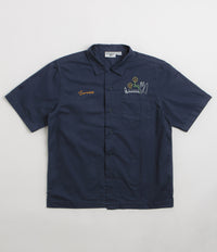 Service Works Light Twill Necessities Short Sleeve Shirt in Navy