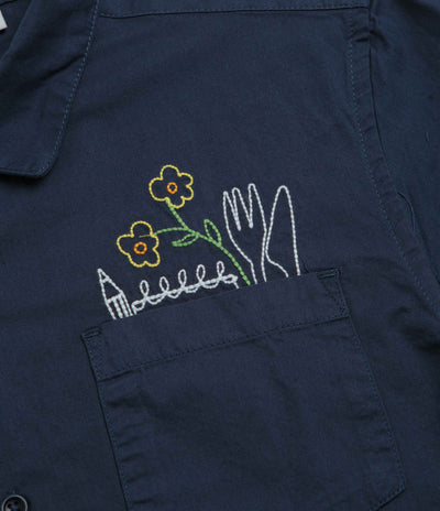 Service Works Light Twill Necessities Short Sleeve Shirt in Navy