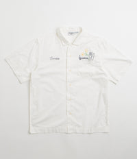 Service Works Light Twill Necessities Short Sleeve Shirt in Off White