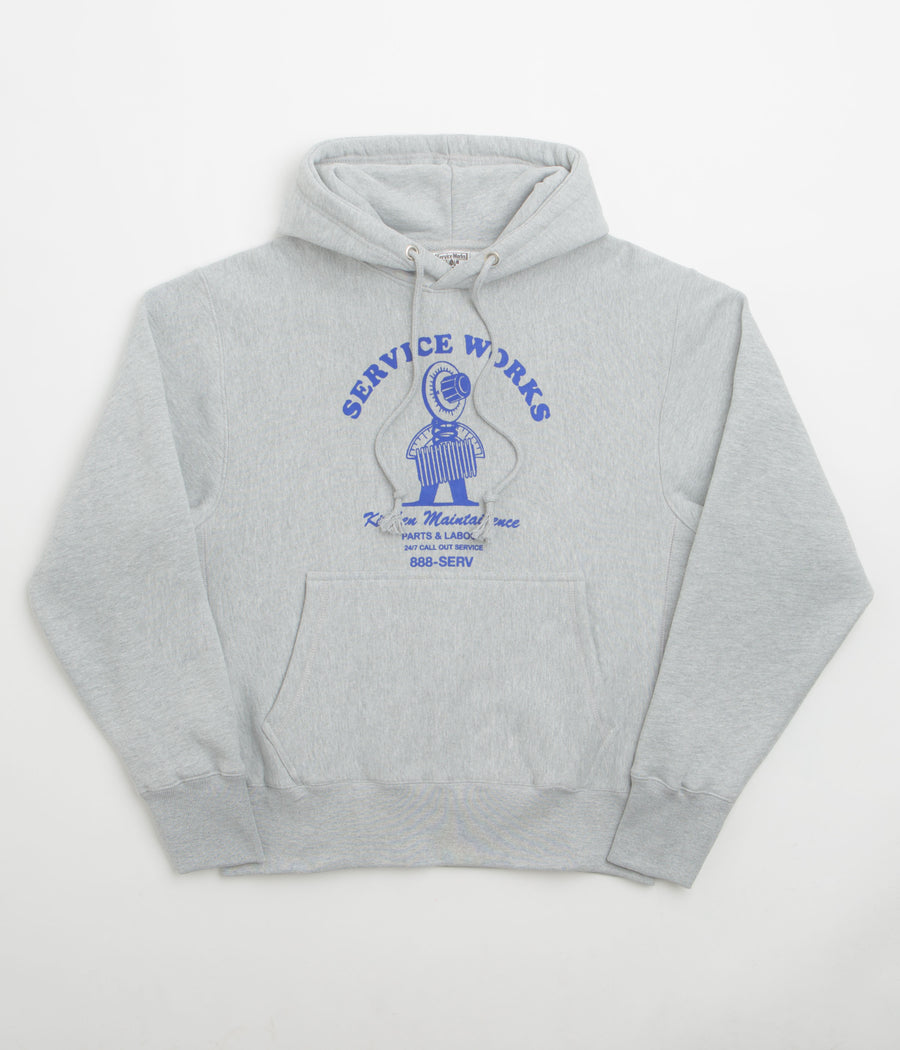 Service Works Maintenance Hoodie - Heather Grey
