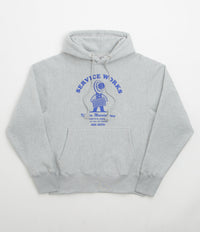Service Works Maintenance Hoodie in Heather Grey