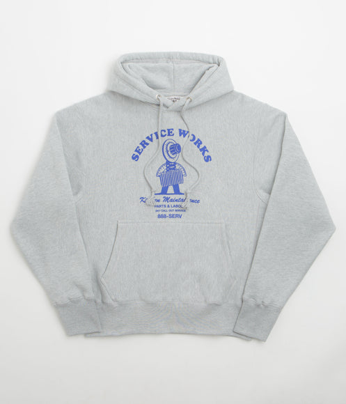 Service Works Maintenance Hoodie - Heather Grey