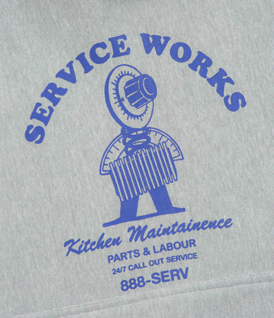 Service Works Maintenance Hoodie - Heather Grey