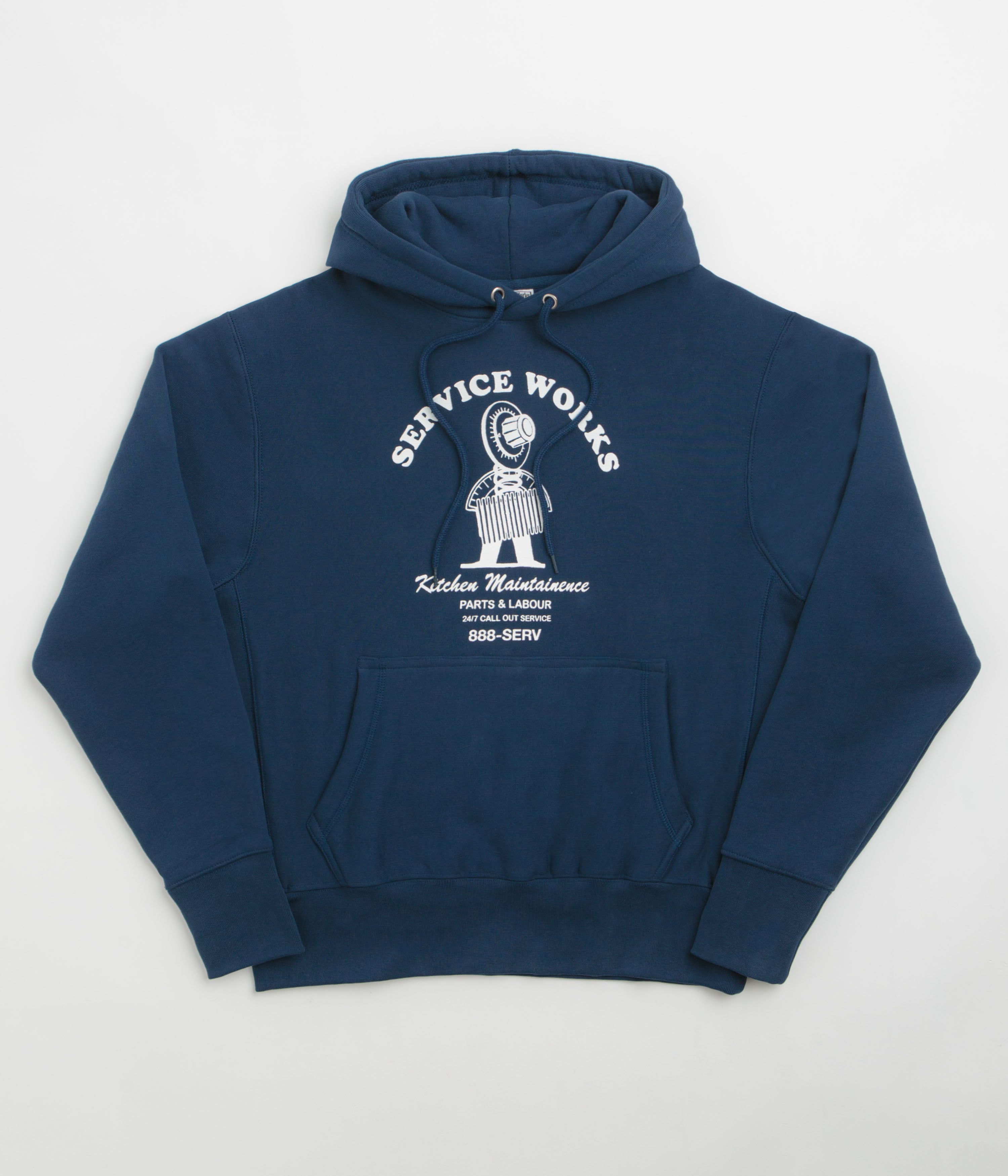 Service Works Maintenance Hoodie in Navy