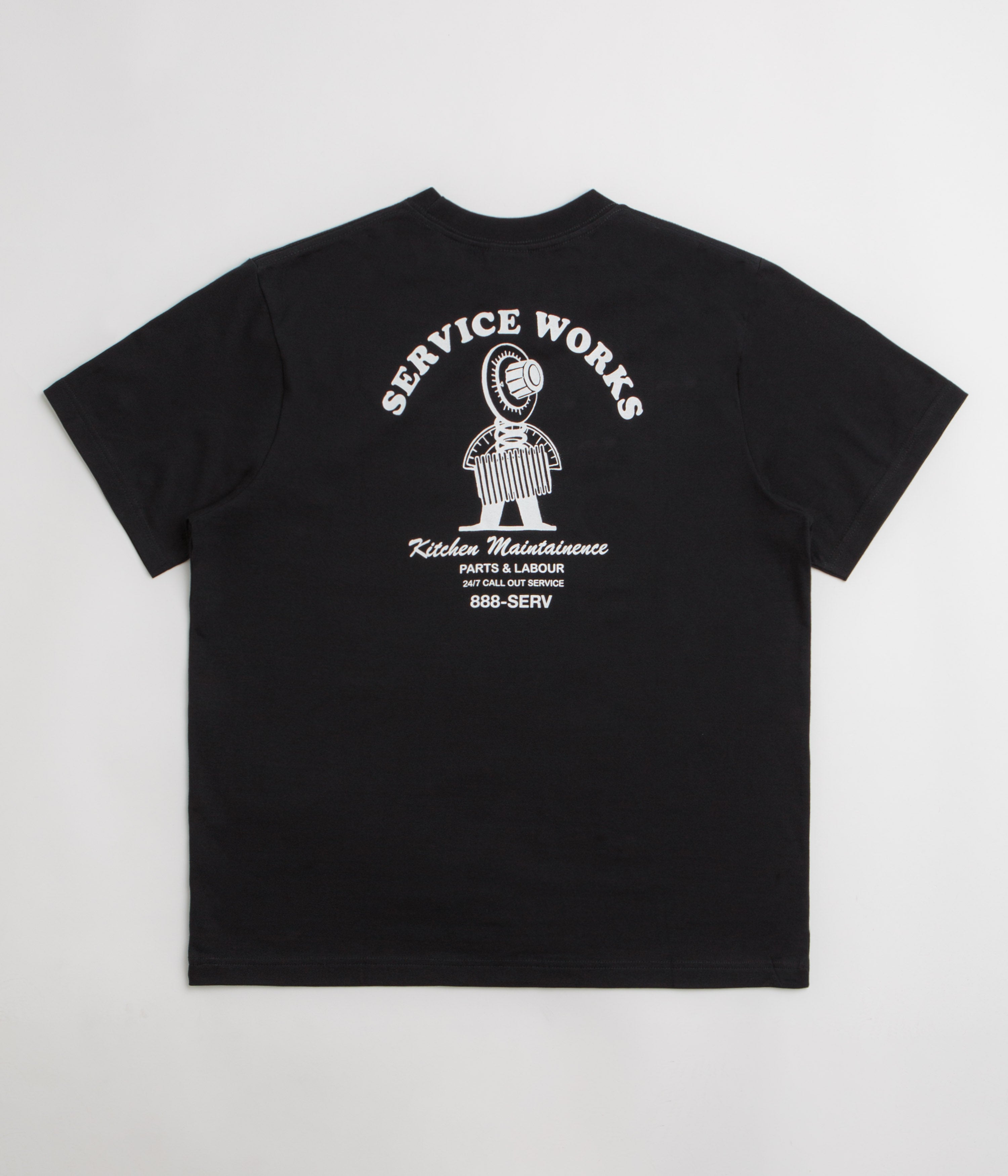 Service Works Maintenance T-Shirt in Black