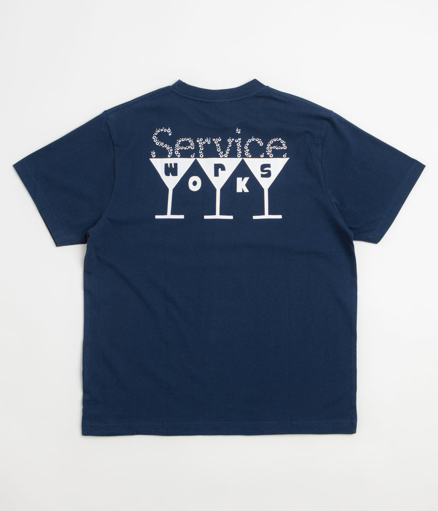 Service Works Martini T-Shirt - Navy