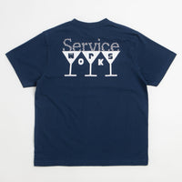 Service Works Martini T-Shirt - Navy thumbnail