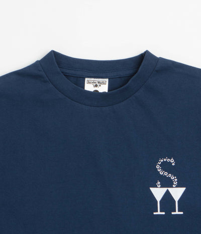 Service Works Martini T-Shirt - Navy