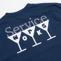 Service Works Martini T-Shirt - Navy thumbnail