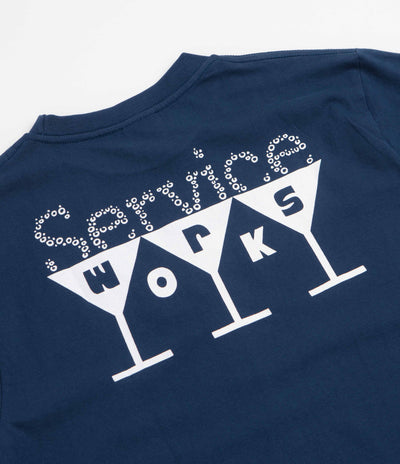 Service Works Martini T-Shirt - Navy