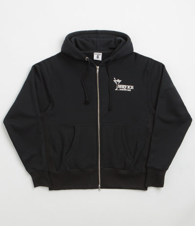 Service Works Martini Zipper Hoodie - Black