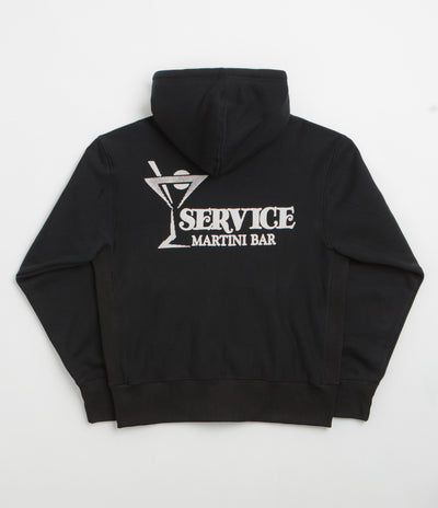 Service Works Martini Zipper Hoodie - Black