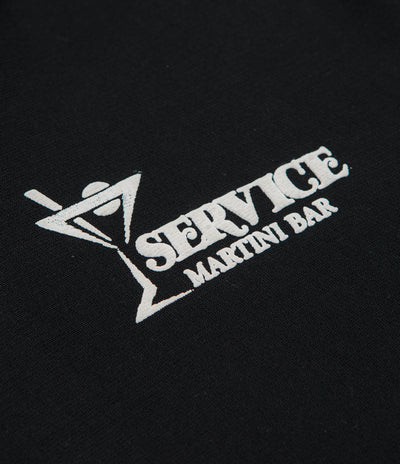Service Works Martini Zipper Hoodie - Black