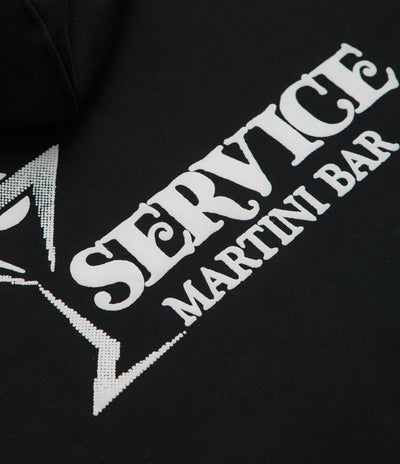 Service Works Martini Zipper Hoodie - Black