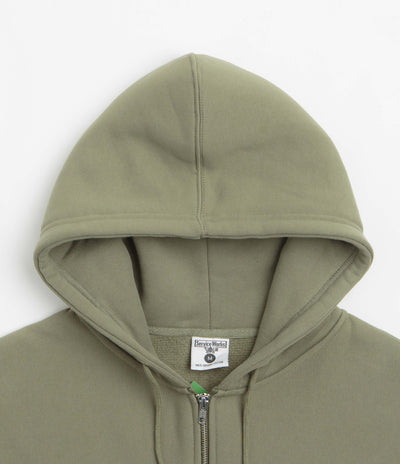 Service Works Martini Zipper Hoodie - Olive