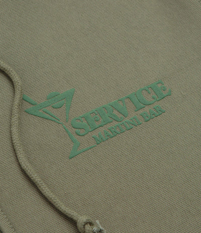 Service Works Martini Zipper Hoodie - Olive