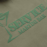 Service Works Martini Zipper Hoodie - Olive thumbnail