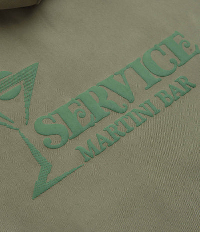 Service Works Martini Zipper Hoodie - Olive