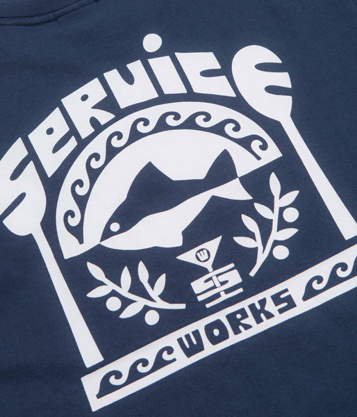 Service Works Milos T-Shirt - Navy | flatspot