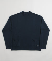 Service Works Mock Smock Sweatshirt in Navy