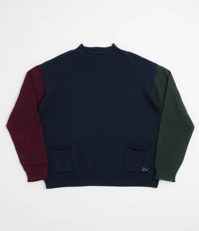 Service Works Mock Smock Sweatshirt - Tri Colour