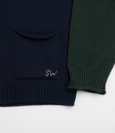 Service Works Mock Smock Sweatshirt - Tri Colour