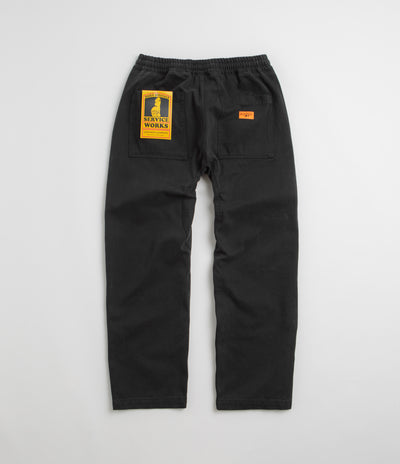 Service Works Moleskin Chef Pants in Black