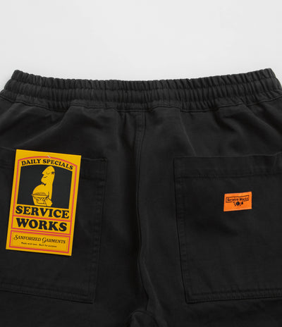 Service Works Moleskin Chef Pants in Black