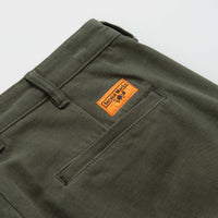 Service Works Moleskin Part Timer Pants in Moss thumbnail