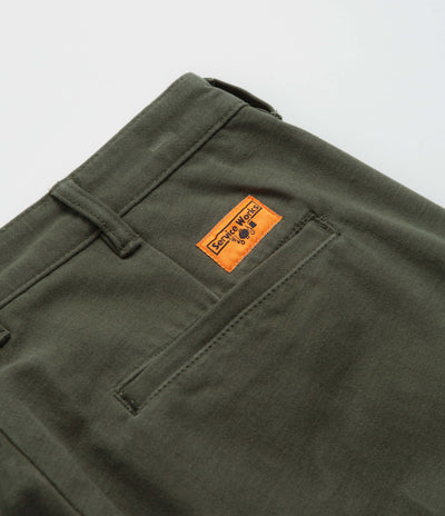Service Works Moleskin Part Timer Pants in Moss