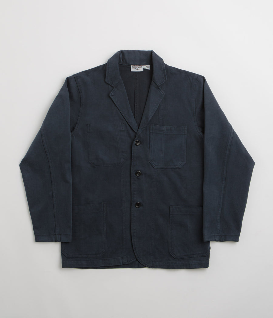 Service Works Moleskin Server Suit Jacket in Dark Navy